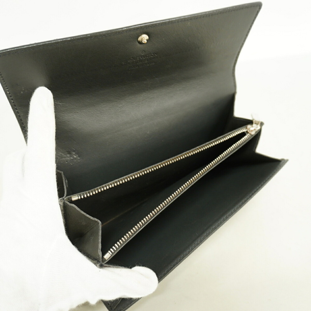 Louis Vuitton Monogram Mat Long Wallet Pochette Portemonnaie Credit M65172 No... - Picture 3 of 9